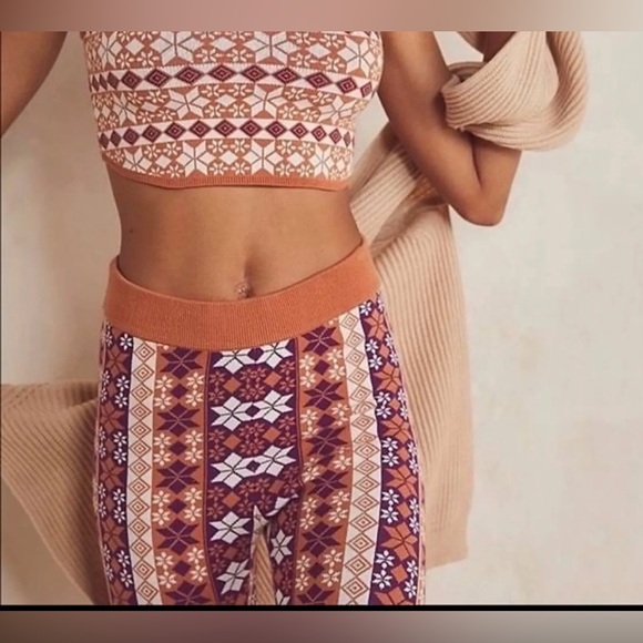 Free People Intimately Free Away With Me Winter Sweater Leggings Size Small NEW - Picture 4 of 7